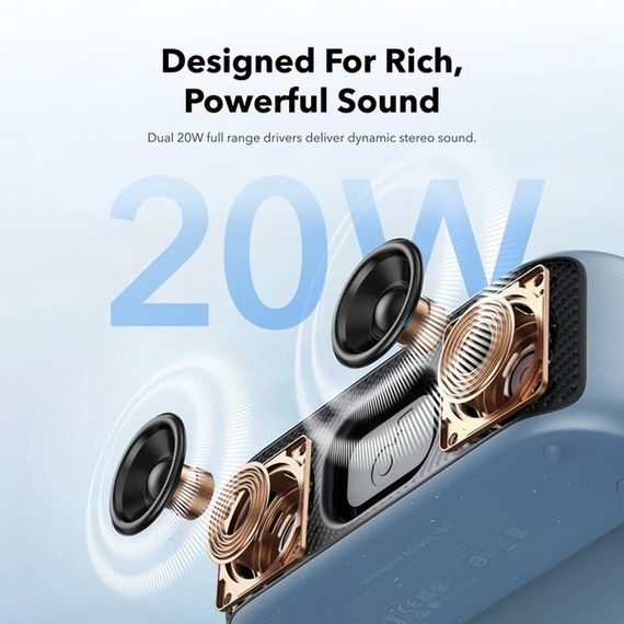 Портативна акустика Anker SoundСore Motion 100 Black | Зображення 8