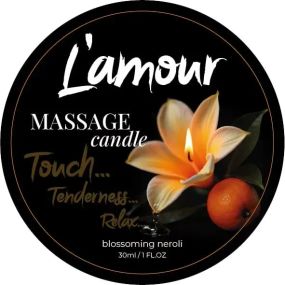 Массажная свеча L'amour Blossoming Neroli c ароматом апельсина , 30 мл sexstyle