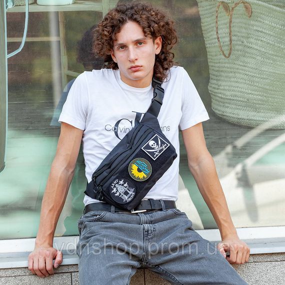 Бананка для повсякденних справ, Бананка із застібкою Чоловіча повсякденна наплічна LW-61 | Зображення 3