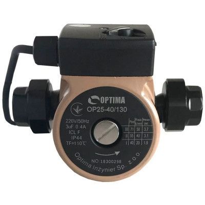 Циркуляционный насос Optima OP25-40-130, G 1 1/4", 10 бар, 130мм, 71Вт, 230В (8365) | Зображення 3