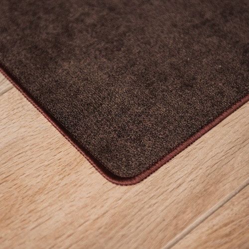 Килимок універсальний для підлоги вовна 60*90см коричневий Дариана | Зображення 3