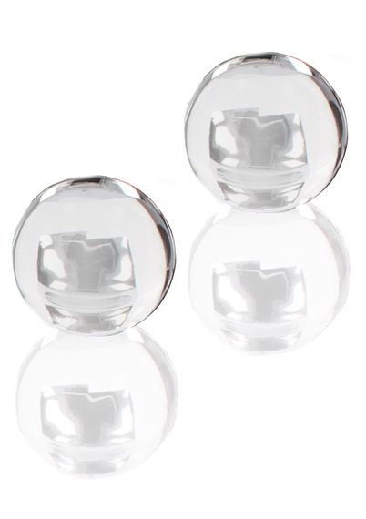 Вагінальні кульки тренажер Кегеля ToyJoy Pearl Drops — скляні, гладкі, діаметр 3 см, по 31 г, з мішечком | Зображення 1