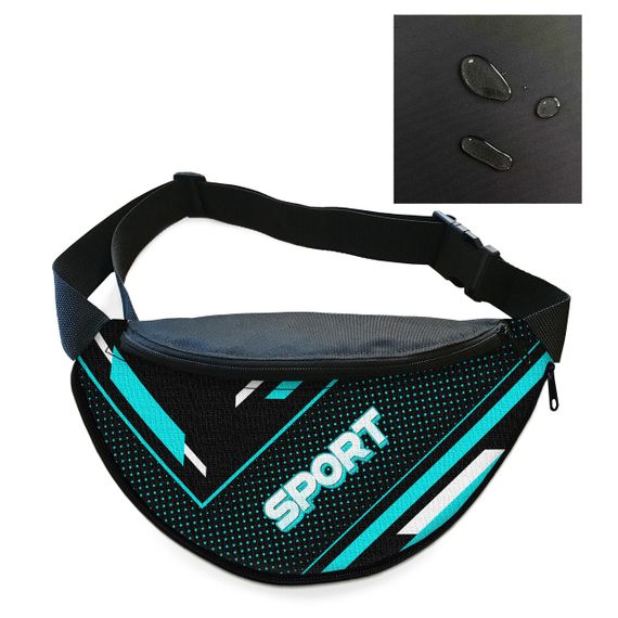 Сумка-бананка мужская/женская Sport 32×16 см с расширителем поясная сумка или сумка через плечо (02876) | Зображення 1