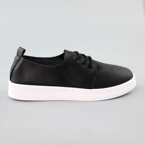 Кеди жіночі перфорація 591554 Чорні 36 37 38 39 40 41