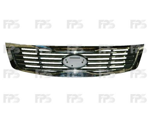 Решетка радиатора Kia Magentis 09-11 хром/черная (FPS) 863502G500