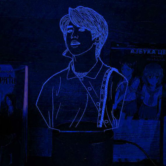 Акриловий світильник-нічник Хан Джі Сон синій tty-n002298