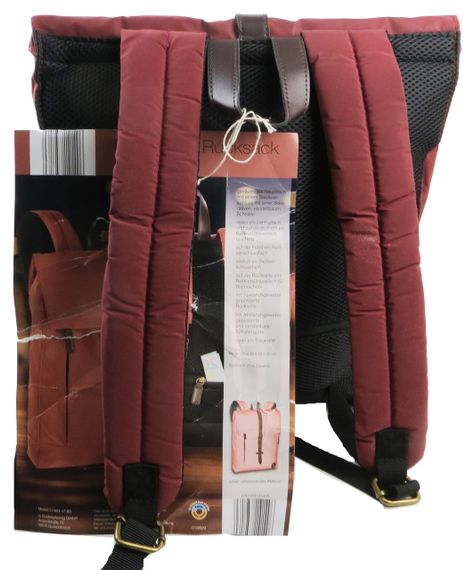 Молодежный рюкзак Modischer Rucksack бордовый на 15л | Зображення 6