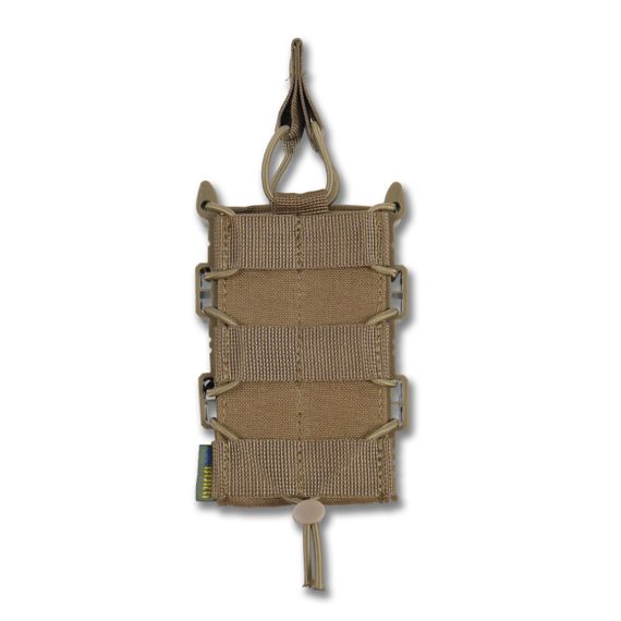 Жорсткий посилений тактичний підсумок Kiborg GU Single Mag Pouch Coyote | Зображення 1