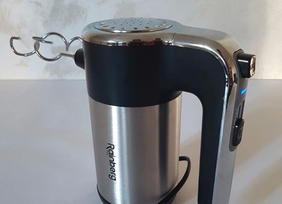 Миксер ручной 5 скоростей 600 Вт Rainberg RB-1012 | Зображення 7