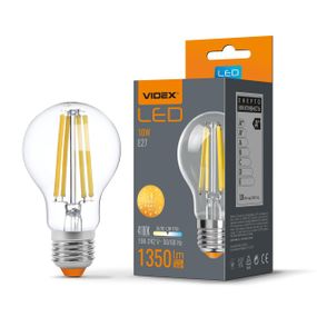 Світлодіодна лампа VIDEX Filament A60F 10W E27 4100K
