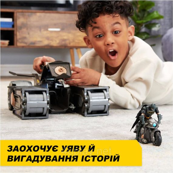 Інтерактивний ігровий набір Бетмен 4-в-1 Вартовий Готема Оригінал DC Comics Batman Gotham City Guardian | Зображення 3