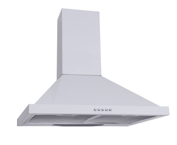 Витяжка кухонна камінна 60 см біла Ventolux Lazio 60 wh (1000)