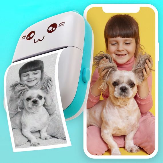 Портативний дитячий міні принтер Mini Printer 25001 чорний (43909-_418) | Зображення 9