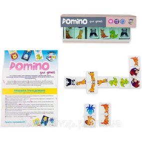 Детская настольная игра "Домино Limited edition" 30737, 28 карточек