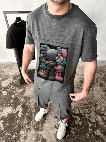 Комплект футболка/шорти ДТФ-петля