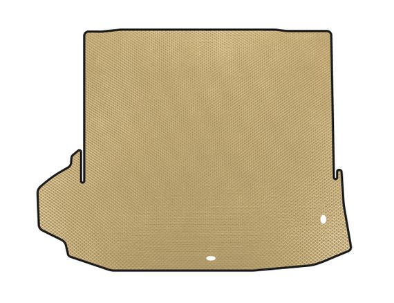 Килимок в багажник EVA V3 (без сабвуфера, 7-ми місний, Бежевий) для Toyota Highlander 2019- рр