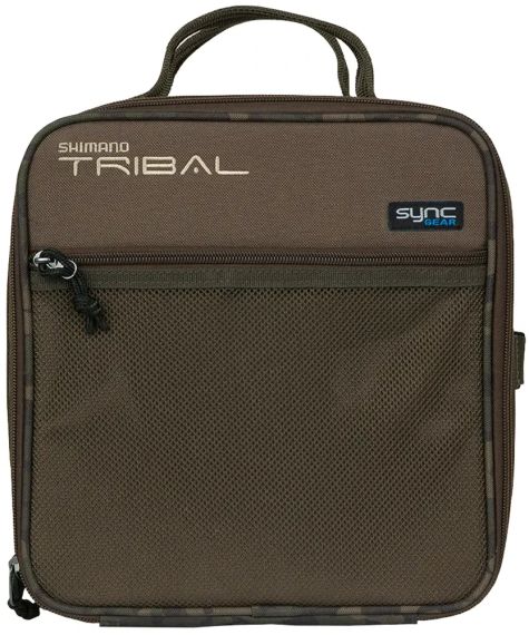 Сумка Shimano Sync X Large Accessory Case для коропових аксесуарів Green camouflage | Зображення 3