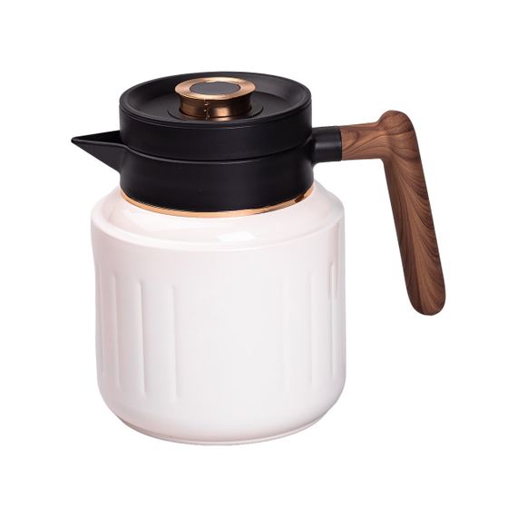 Чайник термос з індикатором температури та заварником 1 л білий HP-14-51W | Зображення 1