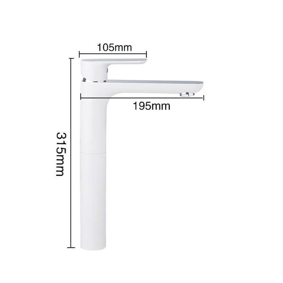 Змішувач для умивальника Gappo Noar G1048-2 | Зображення 1