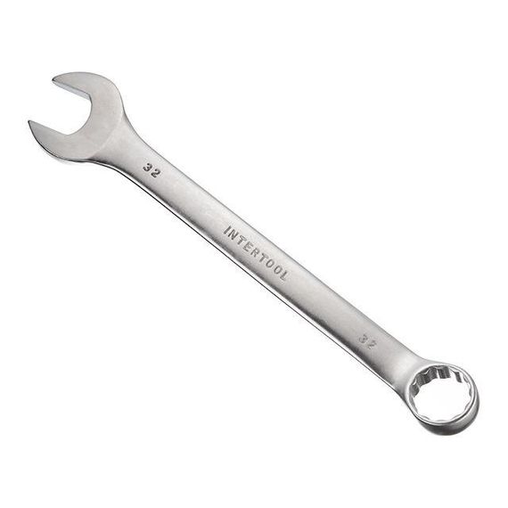 Ключ комбінований 32 мм, Cr-V INTERTOOL HT-1232