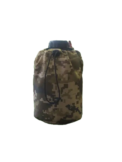 Чохол для фляги напівкруглої М&М 1л Вид 5 ММ-14 Піксель (213192) | Зображення 1