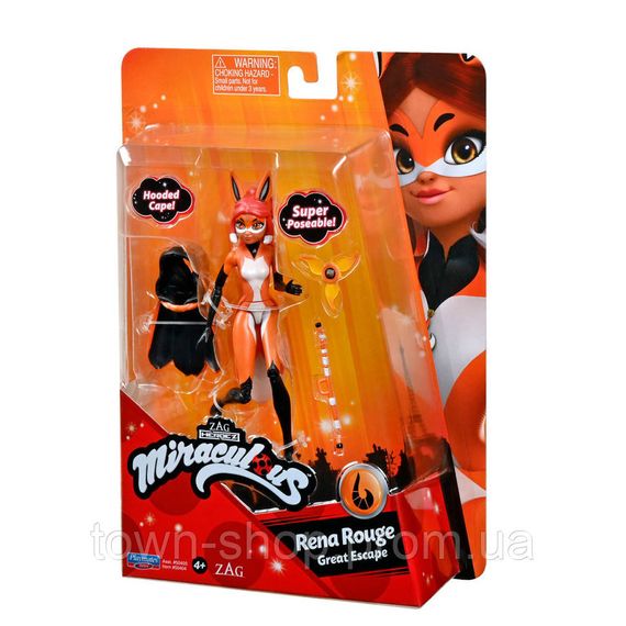 Кукла "Леди Баг и Супер-Кот" Рена Руж Miraculous 50404, 12 см с аксессуарами | Зображення 1