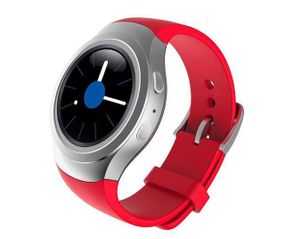 Силиконовый ремешок для часов Samsung Gear S2 Sports SM-R720 / SM-R730 Red