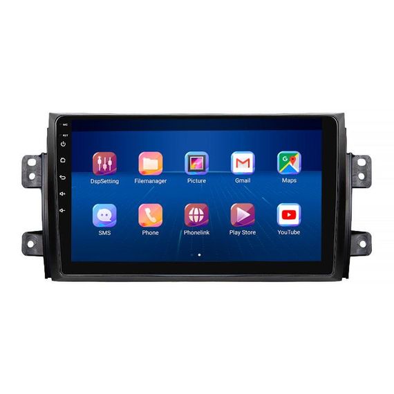 Штатная магнитола Lesko для Fiat Sedici 2005-2014 экран 9" 4/32Gb 4G Wi-Fi GPS Top Фиат | Зображення 1