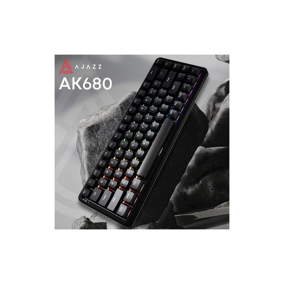 Клавіатура Ajazz AK680 MAX Magnetic Switch RGB USB Black (AK680-WM-B-A) | Зображення 4