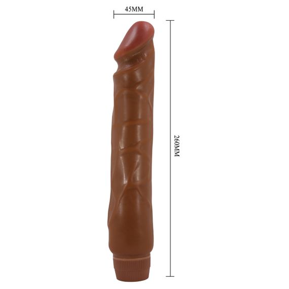 Вибратор - Barbara Jack Vibrator 10" Brown Sex Aura | Зображення 9
