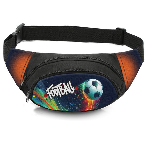 Сумка-бананка дитяча з принтом Футбол поясна сумка для хлопчика (4664)