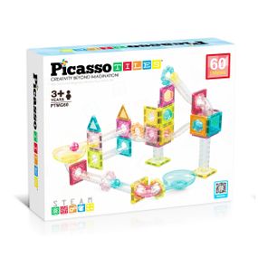 Конструктор магнітний MINI DIAMOND MARBLE RUN TRACK SET PTMG60/28299 PICASSO TILES, 60 деталей, у коробці