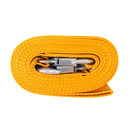 Трос буксирувальний 3 тонни 4,5м*50мм гаки/пакет СИЛА