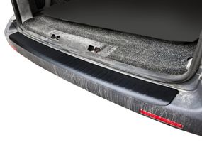 Накладка на задній бампер із загином (ABS-пластик) Матова для Volkswagen T5 2010-2015 рр