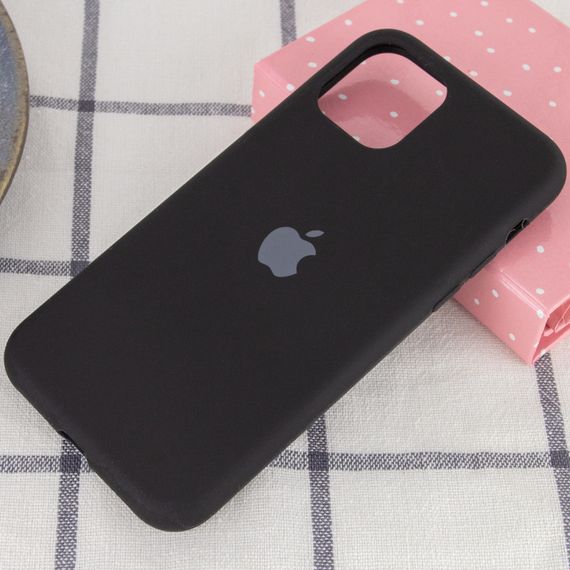 Чохол Silicone Case Full Protective (AA) для Apple iPhone 11 Pro Max (6.5") Чорний / Black | Зображення 1