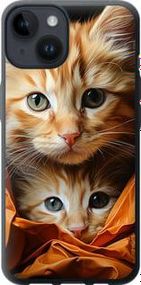 Чохол на iPhone 14 Котики 2 із силікону FCh_008290
