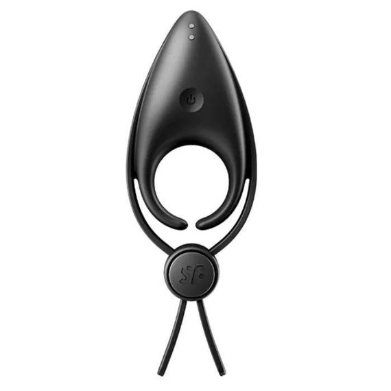 Ерекційне віброкільце-ласо з регулюванням розміру Satisfyer Sniper Black Sex Aura