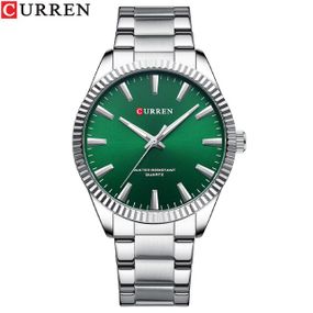 Чоловічий годинник Curren 8425 Silver-Green