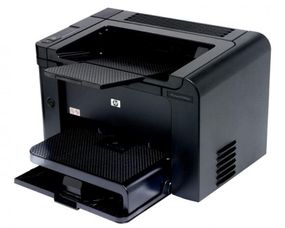 Принтер HP LaserJet Pro P1606dn / лазерная монохромная печать / 600x600 dpi / A4 / 25 стр/мин / USB 2.0, Ethernet / Дуплекс б/у