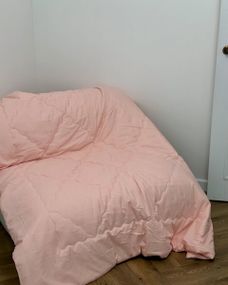 Ковдра двоспальна Dushka Home 21334 180х215 см персикова
