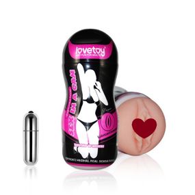 Мастурбатор с вибрацией SEX IN A CAN Sex Aura