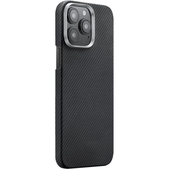 Чохол PC Carbon Protection Slim with Magnetic Fit для Apple iPhone 15 Pro Max (6.7") Black