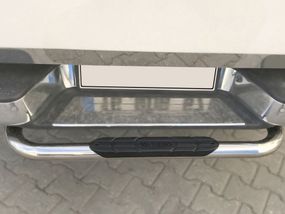 Задній захист Omsa (нерж) 76 мм для Volkswagen Amarok 2010-2022 рр