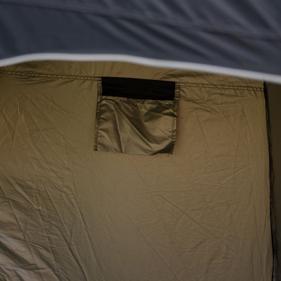 Палатка душ-туалет для кемпинга автомат 120×120×190 (см) тент для душа и туалета туристический LU-015DB Черный | Зображення 4