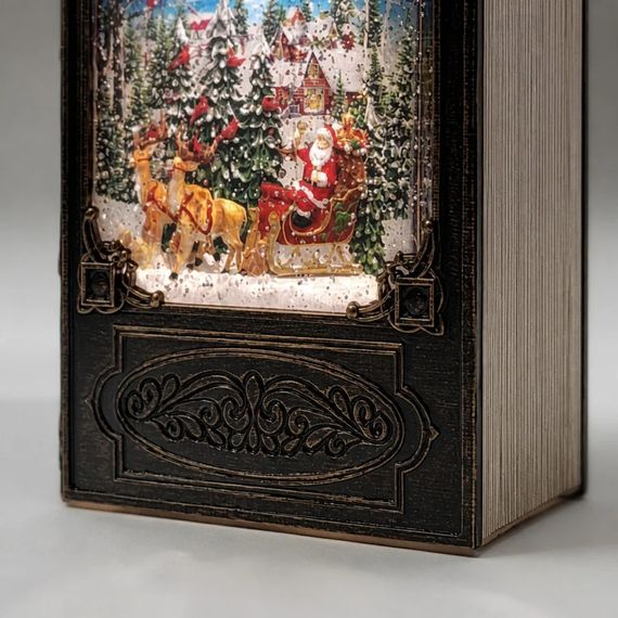 Новогодняя книга с подсветкой XMAS WDL-24023A 19,1 см | Зображення 3