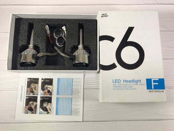 LED лампи F2 H4 ZES з інноваційною яскравістю до 200% XPRO (41802-F2 H4 ZES_1105) | Зображення 1