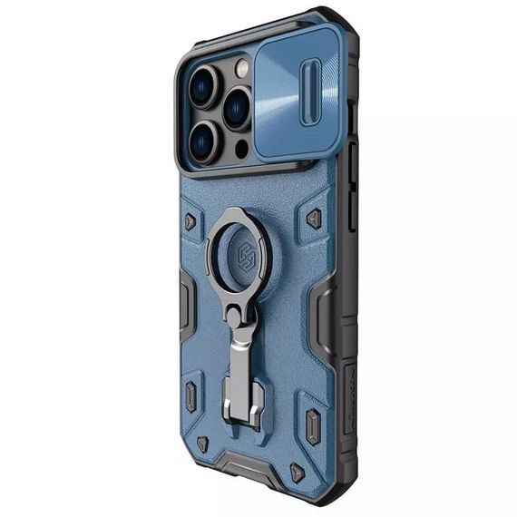 TPU+PC чехол Nillkin CamShield Armor Pro no logo (шторка на камеру) для Apple iPhone 14 Pro (6.1") | Зображення 1