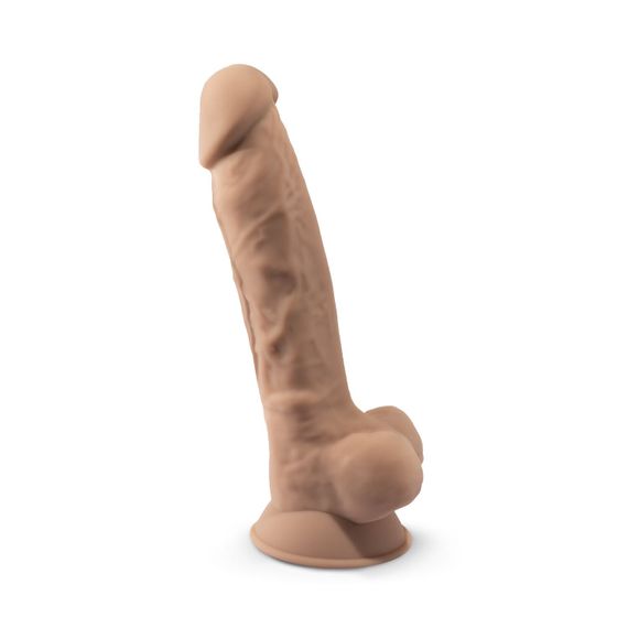 Фалоімітатор SilexD Johnny Flesh (MODEL 1 size 7in), двошаровий, силікон +Silexpan, діаметр 3,8см | Зображення 2