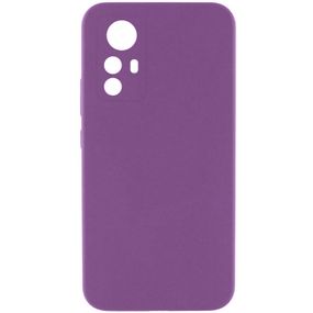 Чохол Silicone Cover Lakshmi Full Camera (AAA) для Xiaomi Redmi Note 12S Сливовий / Purple