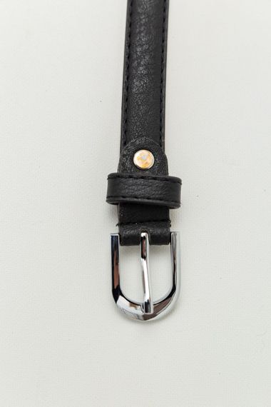 Ремінь жіночий, колір чорний, 196R1510W11 | Зображення 2